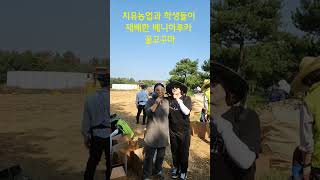 전주기전대학교 치유농업과 꿀고구마 수확현장에서 라이브방송 했어요 나의 첫 라이브입니다  모두 짱  당일 완판 되었습니다 [upl. by Nemracledairam]