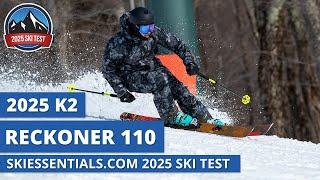 2025 K2 Reckoner 110  SkiEssentialscom Ski Test Review [upl. by Simonne]