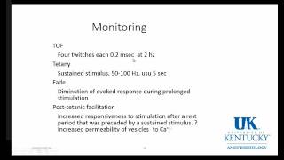 20151117 Neuromuscular Blocking Agents Basic Pharmacology [upl. by Airekat]