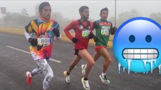 CARRERA 15 KM EL CALVARIO  CHILLARON DE FRIO 🥶 [upl. by Noxid867]