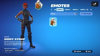 How to get the Giddy Syrup emote for free in fortnite [upl. by Yelir]