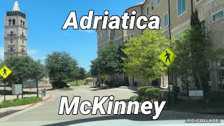 ASMR Drive  Adriatica Village  McKinney Texas USA [upl. by Tsepmet]