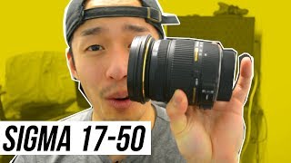 SIGMA 1750 F28 EX DC OS HSM Review BEST CHEAP Nikon ZOOM Lens [upl. by Jourdan]