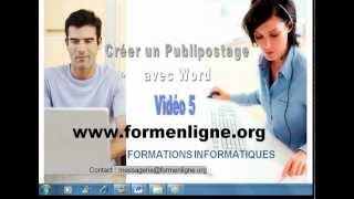 Modifier la base de données dun publipostage Word 2010 vidéo5 cas12 [upl. by Sofko133]