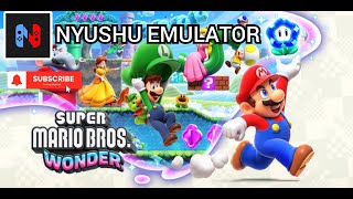 30 FPS Playable  Super Mario Bros Wonder  Nyushu emulator on android [upl. by Maite]