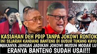 sejarah baru tukang kayu ratakan kandang banteng makanya jangan remehkan jokowi banteng nyungsep [upl. by Lek435]