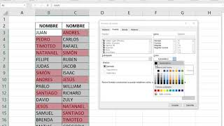 Como BUSCAR o IDENTIFICAR Datos Repetidos en dos COLUMNAS en EXCEL 2020 [upl. by Siffre]