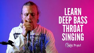 Deep Bass Throat Singing Tutorial with Jerry Walsh from the Overtone Throat Singing Course [upl. by Sholem547]