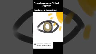 Hazel eyes 🌸 trending viral art digitalart [upl. by Lorine440]