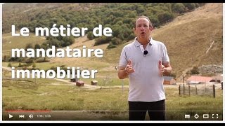 Le métier de mandataire immobilier [upl. by Kramal250]