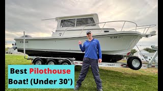 Best Pilothouse Fishing Boat Under 30 Steiger Craft 28 Review [upl. by Bobinette38]