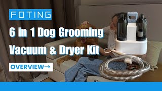 FOTING Pet Grooming Kit  Fluffy the Golden Retrievers Fun Test Adventure [upl. by Kielty]