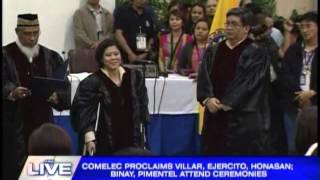 Comelec proclaims 5 winning senators [upl. by Xet]