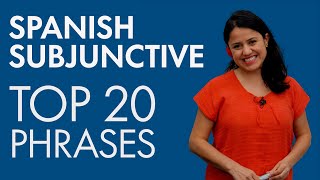 Learn Easy Spanish Grammar quotEspero quequot using subjunctive [upl. by Pickering299]