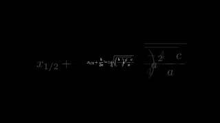 Derivation Of Quadratic Formula🤗 mathsshorts mathsbeauty quadraticequation quadraticformula [upl. by Llohcin]