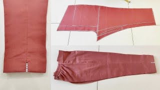 Pant Trouser Cutting and stitching Womens Pant cutting and stitching  viralvideo [upl. by Frasier304]