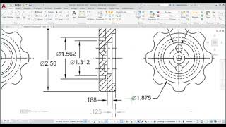 AutoCAD 2021  Practice 13 Polar Array Object Snap Tracking  Knob [upl. by Elirpa162]