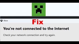 How To Fix Minecraft Launcher Error Youre Not Connected To The Internet On PC [upl. by Maye]