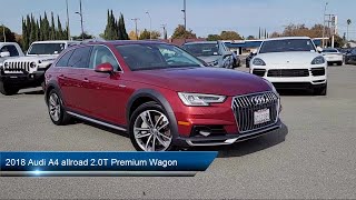 2018 Audi A4 allroad 20T Premium Wagon San Jose Santa Clara Sunnyvale Campbell Palo Alto [upl. by Harpole733]