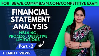 Financial Statement Analysis Meaning  Financial Statement Of Company  Class 12  BBA  MBA [upl. by Ssilem]