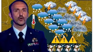 METEO ITALIA  LINVERNO BUSSACON VIOLENZA CICLONE SIBERIANO PRONTO AD ABBATTERSI SULLITALIA [upl. by Sherill]