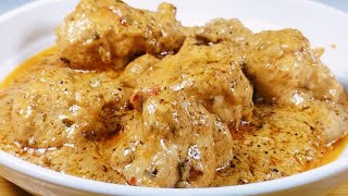 Chicken Malai Handi Recipe  Murgh Malai Curry  Mughlai Creamy Chicken Gravy by Cook with Farooq [upl. by Eniale]