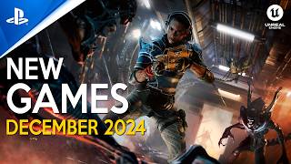 NEW GAMES coming in DECEMBER 2024 with Crazy NEXT GEN Graphics [upl. by Reinnej]