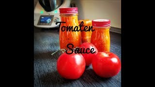 Tomatensauce  einfach schnell super lecker Tomatensoße selber machen  Thermomix [upl. by Norra343]