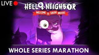 Hello Neighbor Animated Series MARATHON  LIVE 🔴 [upl. by Renner]