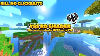 YSS RD Shader Beta Version Ultra HD Mirip RTX  Support MCPE 120 [upl. by Arie96]