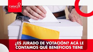 Elecciones ¿Qué es un jurado de votación  Caracol Radio [upl. by Anytsirk]