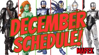 MAFEX DECEMBER RELEASE SCHEDULE [upl. by Kanor]