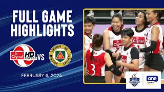 Cignal vs Philippine Army highlights  2024 PNVF Champions League [upl. by Ree]