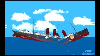 Sinking the ship RMS Mauretania in Floating Sandbox simulator  Part 2 [upl. by Inavoy874]