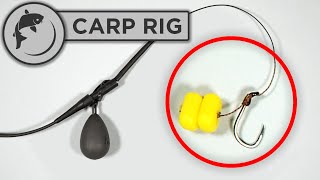 How To Tie A Simple Carp Rig  Very Easy [upl. by Daphne]