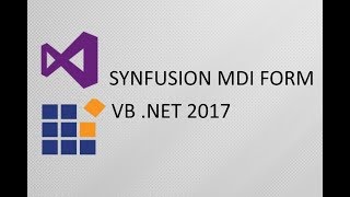 VB Net amp Syncfusion 02  Create MDI Form [upl. by Anele]