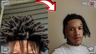 My 2 Year freeform dread video transformation Freeforms to dreads fast results [upl. by Haydon782]