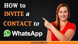 How to Invite a Contact to WhatsApp Android [upl. by Wenz]