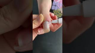 NAIL BITING ADDICTION nails nailart manicure nailtech naildesign nailtutorial nailpolish [upl. by Wildermuth]