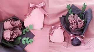 Ide kreatif cara membuat buket jilbab cantik dan menarik  Kreasi hijab 4  DIY tutorial [upl. by Noir357]