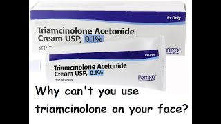 Why cant you use triamcinolone on your face [upl. by Nomar]