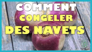 Comment congeler des navets [upl. by Ekle]