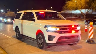 Scottsdale Police Dept NEW Unmarked Ford Expedition responding [upl. by Haymo]