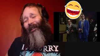 American Reacts to Only Fools and Horses  Falling Through The Bar Cut from a Live Reaction [upl. by Eartnoed938]