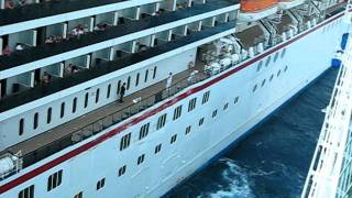 Carnival Legend crashes into Royal Caribbean Enchantment of the Seas Part 5 Cruise Ships Crash [upl. by Lelith]