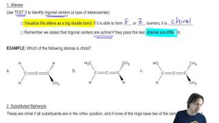 Determining if allenes are chiral or not [upl. by Susej]