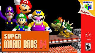 Super Mario Bros 64  Longplay  N64 [upl. by Annerb]