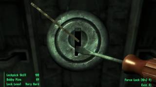 Fallout 3 TampT 018 Howto Lockpicking [upl. by Yadseut]