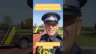 Shuttle run testing tonight at the Haldimand OPP join us 46pm no registration required [upl. by Sabah]