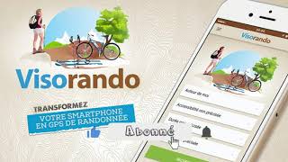 Transformez votre smartphone en GPS de randonnée avec VISORANDO [upl. by Nailuj]